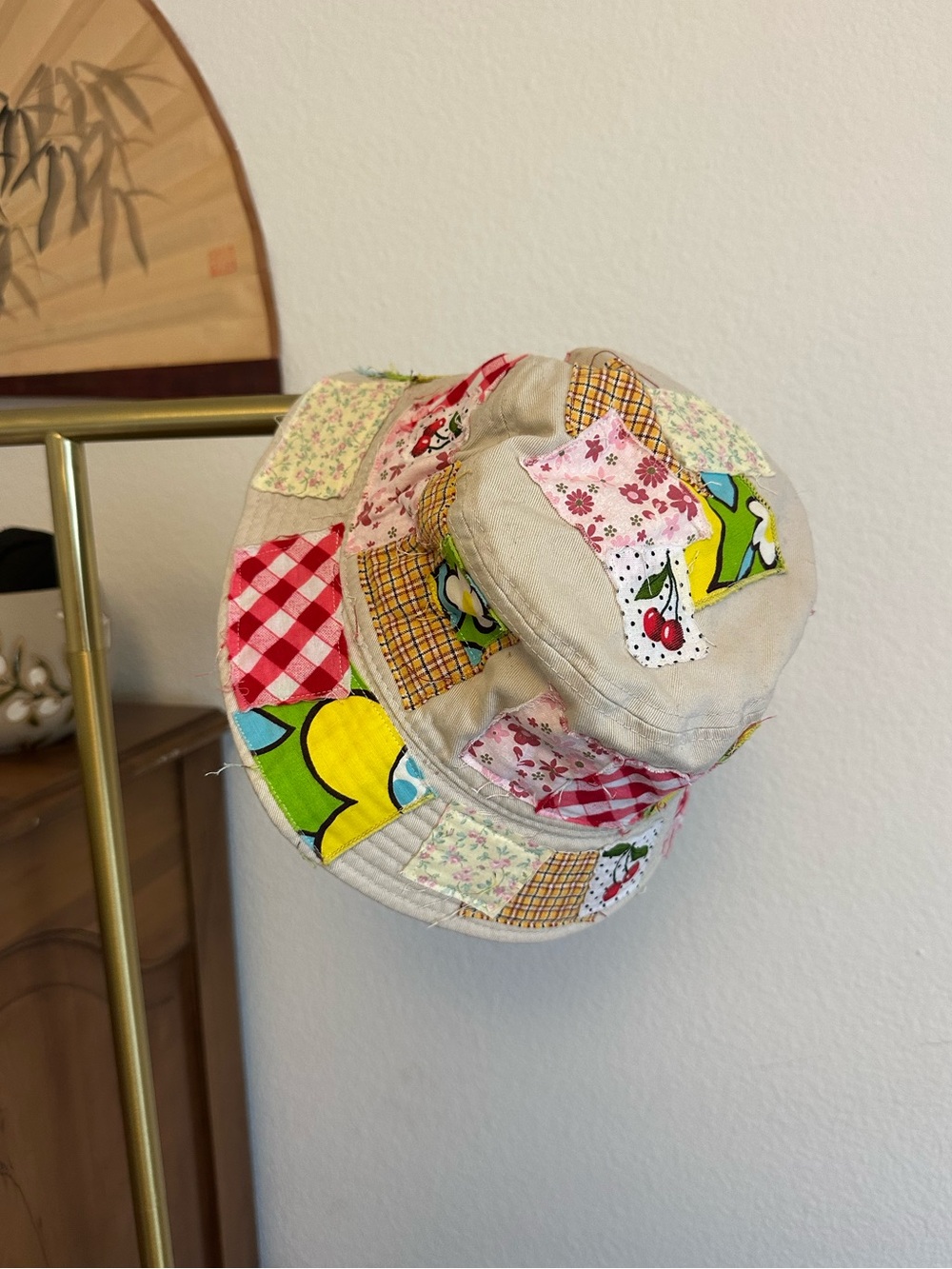 Handmade Patchwork Vintage Bucket Hat